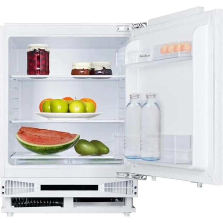 Amica UVKSS 351 911, Unterbau-Kühlschrank mit 135 l Kühlvolumen, integrierbar, Festtür, LED-Innenbeleuchtung, 35 dB Geräuschpegel – Bild 3