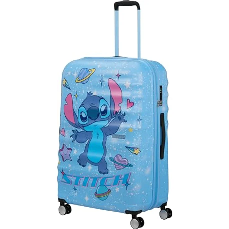 American Tourister Wavebreaker Disney 4 Rollen Trolley, 67 cm, blau, 100% ABS, 44 cm x 26 cm – Bild 12