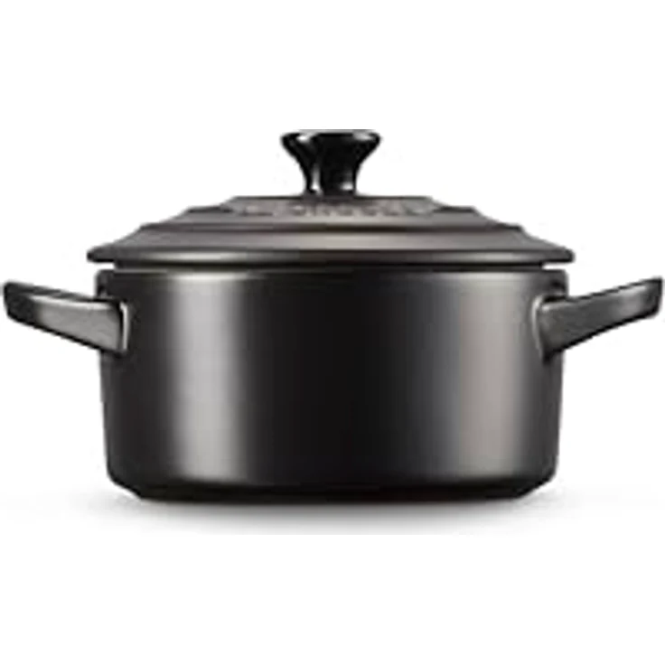 Le Creuset Mini-Cocotte- Bräter, Rund, 200 ml, 10 x 5 cm, Steinzeug, Schwarz – Bild 4
