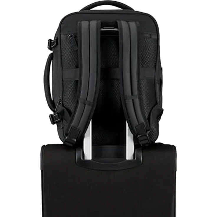 American Tourister Take2Cabin Rucksack, 40 cm, schwarz, 100% Polyester, 30 x 20 x 40 cm – Bild 12