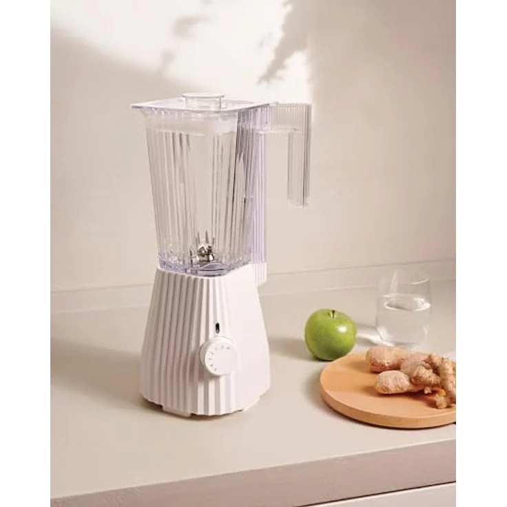 Alessi Plissé MDL09 G - Standmixer mit Abgestufter Karaffe, Thermoplastisches Harz, Europäischer Stecker 700W, 1.5l, Grau – Bild 2