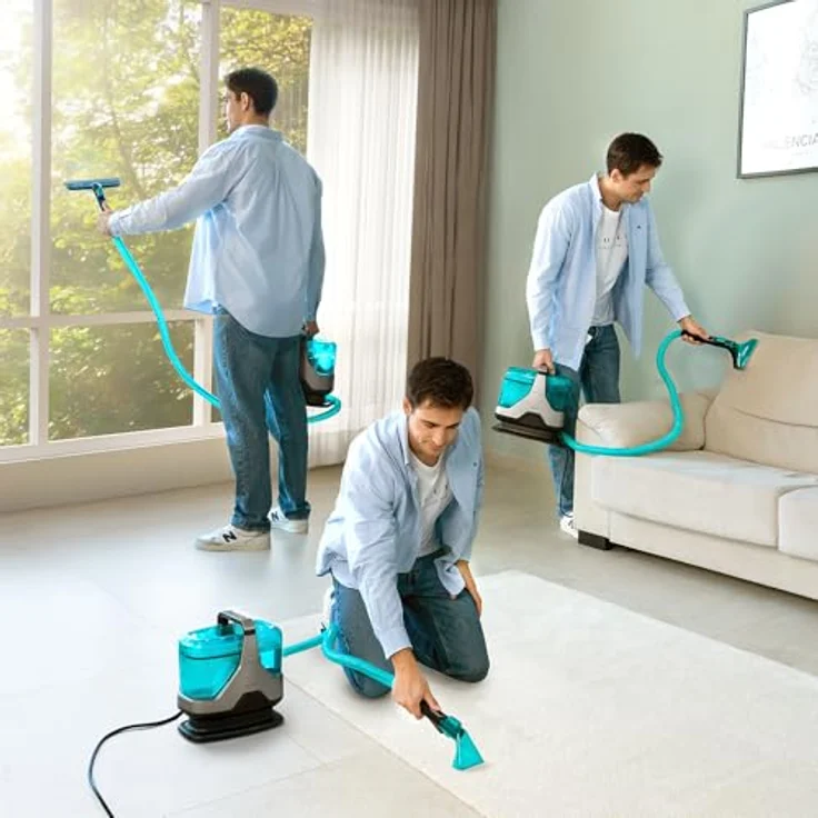 Cecotec Conga 6000 Carpet&Spot Clean XXL Advance, Handstaubsauger mit 600 W Leistung und 1300 ml Wassertank – Bild 4