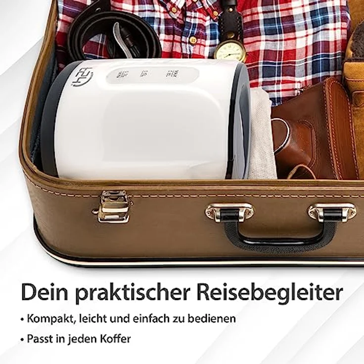 T24 Mini Wasserkocher Reisewasserkocher 0,8 Liter , 1100 Watt, weiß – Bild 6