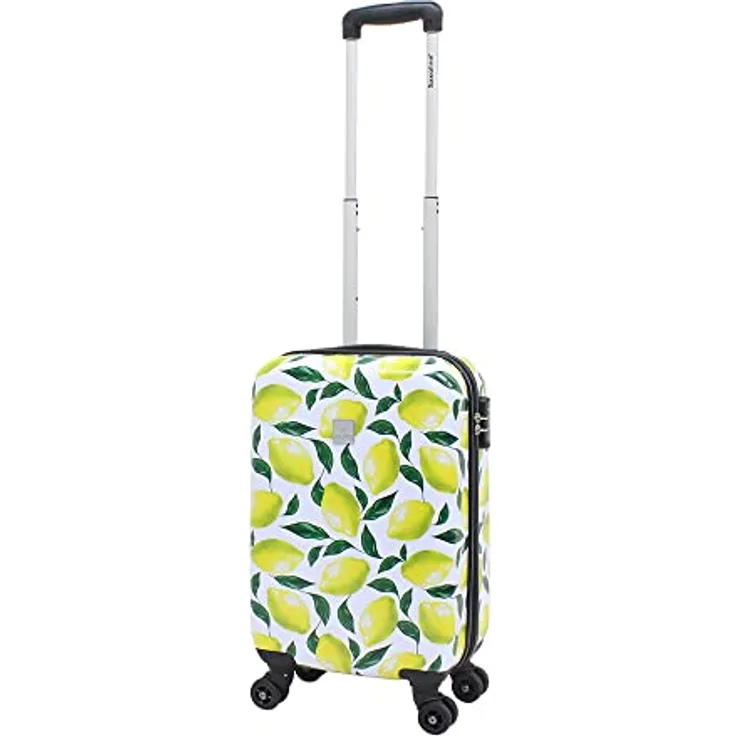 Saxoline harde handbagage met Lemon Print S, 55 cm, Bedruckt