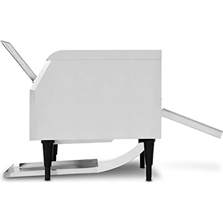 vertes Durchlauftoaster Toaster mit Laufband aus Edelstahl (1340W, 230V, Gastro Profi für Toast und Burger Buns, Zugabefach, 2 Ausgabefächer, 7 Geschwindigkeitsstufen, Krümelschublade, 2 Modi) - Gastro Edelstahl Durchlauftoaster, 7 Stufen, Burger Bun & Toast Modi – Bild 2
