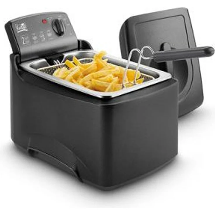 Fritel Turbo SF 4176, Fritteuse mit 3 l Volumen, 2300 Watt, Anthrazit Metallic, für bis zu 4 Personen
