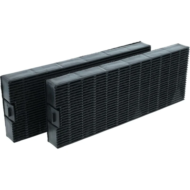 VHBW 2x Aktivkohlefilter für Dunstabzugshaube Pelgrim ISW870RVS/P03, schwarz, effektiv gegen Gerüche und Fett