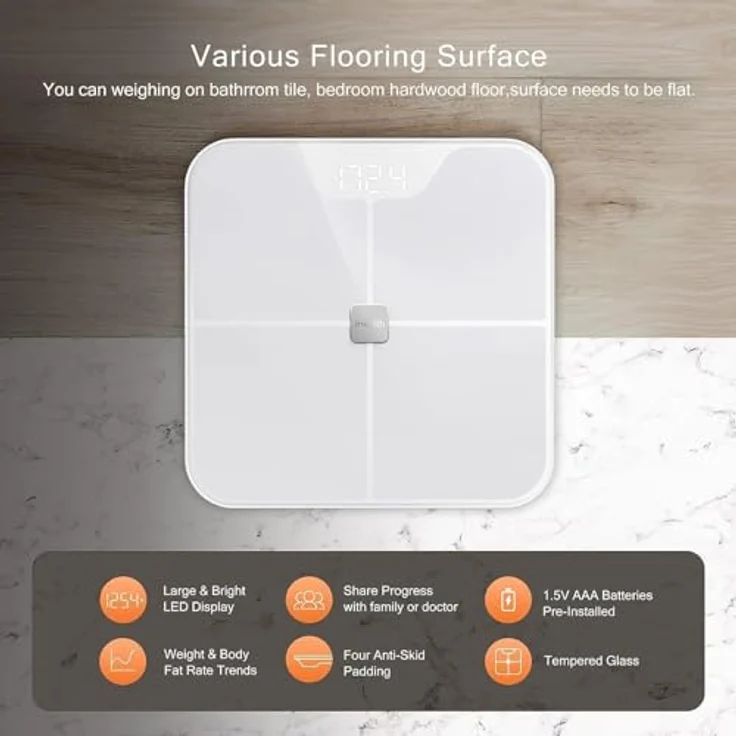 iHealth Fit Balance Körperanalyse, vernetzt, 1 Stück – Bild 6