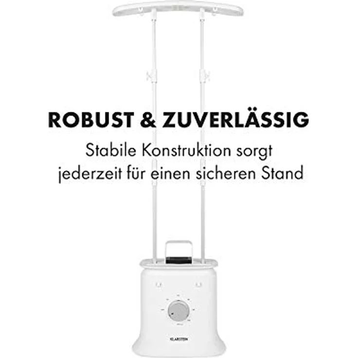 Klarstein ShirtButler Deluxe automatisches Trocken- & Bügelsystem, 1250 W, für Oberteile & Hosen, inkl. 4 Befestigungsclips (10034022) – Bild 6