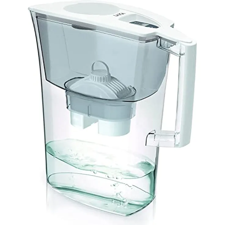 Laica Tischwasserfilter Prime Line Elegance J51-CA01 Gesamtfassungvermögen 3L, Farbe ivory