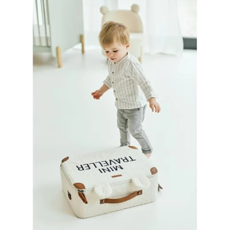 CHILDHOME Kinderkoffer, Nylonreisekoffer in Blau, 40 x 30 x 15 cm – Bild 8