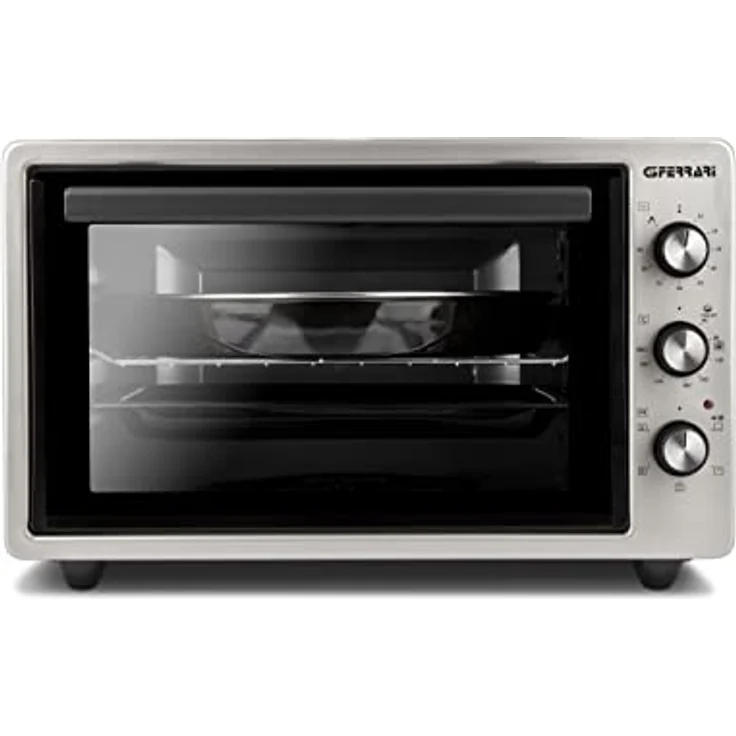 G3Ferrari G10152 Backofen 37 L 1500 W Schwarz, Edelstahl - Elektrischer Minibackofen mit statischer und belüfteter Kochmethode – Bild 2