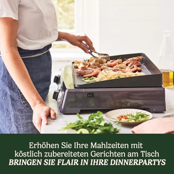 Cuisinart PL50E Tischgrill, Metall, Anthrazit – Bild 3