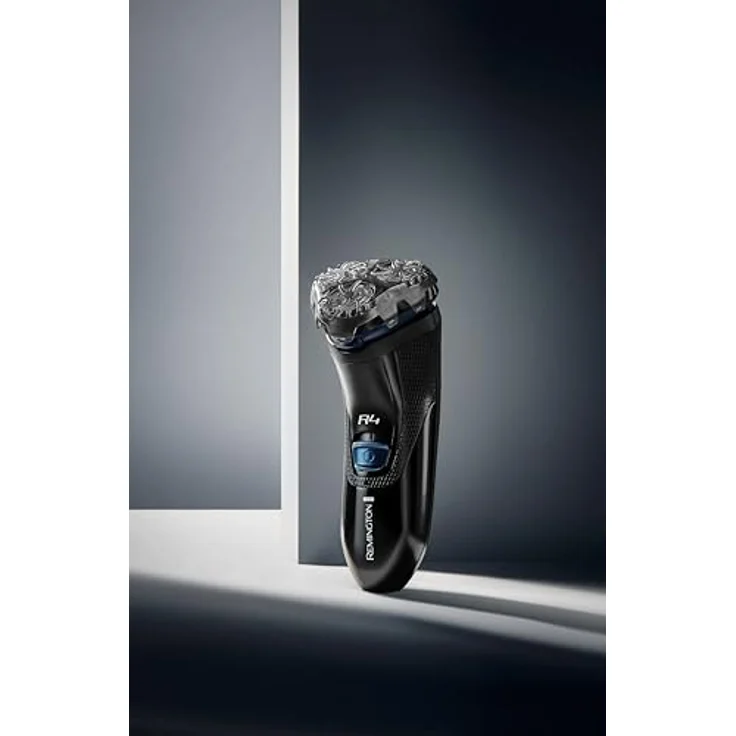 Remington Elektrischer Rasierer Herren R4 (Akkubetrieb, Rotationsrasierer R4002, Comfort Detailtrimmer, Langschaarschneider, 3-TageBart-Aufsatz) - Rot – Bild 2