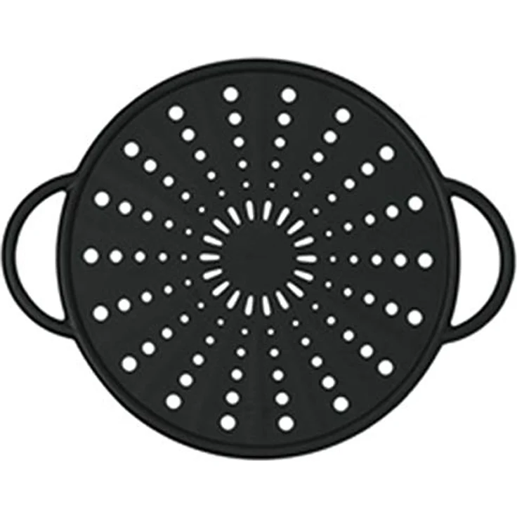 Emsa 514559 Spritzschutz, Ø 21 cm, Silikon, Anthrazit, Smart Kitchen – Bild 4
