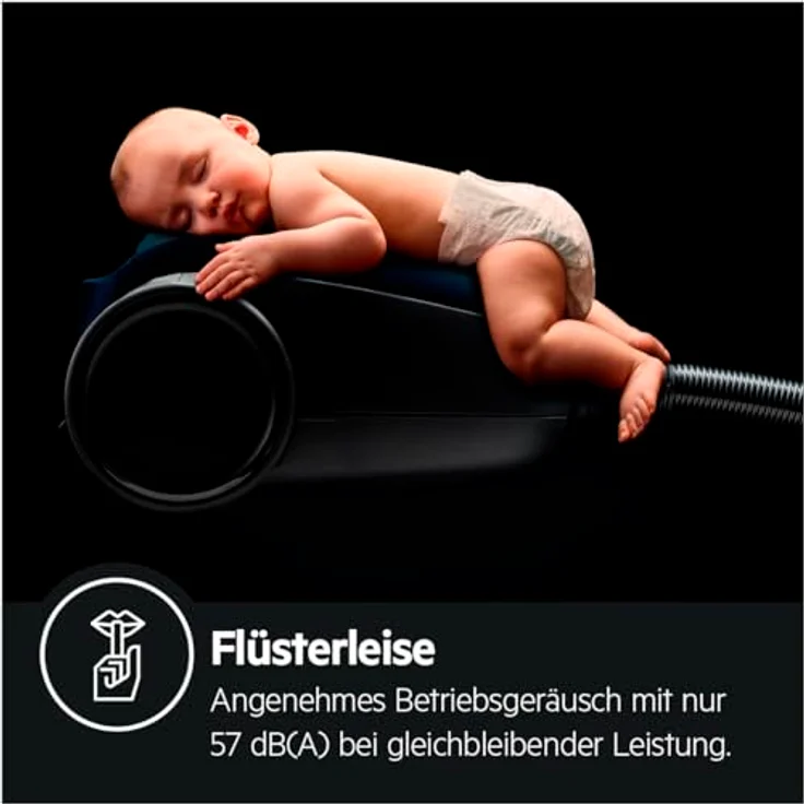 AEG VX82-1-2ST Staubsauger mit Beutel (Automatische Saugkraftregulierung, extrem leise auch auf Teppich, Aufnahme von großen + kleinsten Partikeln, langes Kabel, 55% Recyclingmaterial, 600W, petrol) – Bild 7