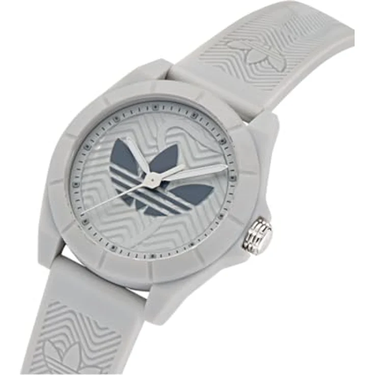 adidas Originals Quarzuhr AOST25035, graues Kunststoffgehäuse mit analogem Zifferblatt, Wasserdicht bis 50m, 41 mm Durchmesser – Bild 2