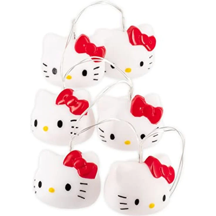 Teknofun Kitty Girelande Lumineuse 1.05m, Weiß – Bild 1
