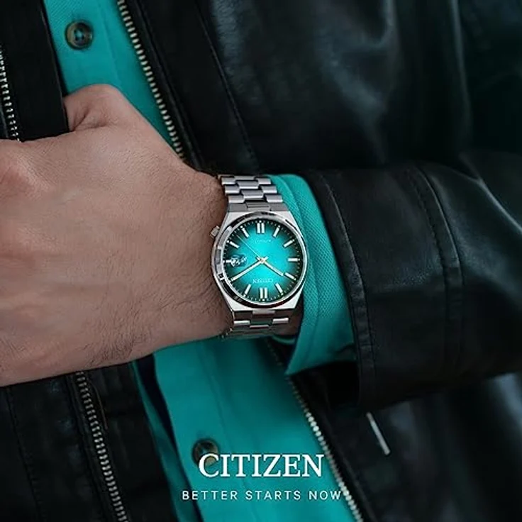 Citizen NJ0151-88X Herren 40mm 5ATM Automatik Armbanduhr, Silber (Analoguhr, 40 mm) – Bild 8