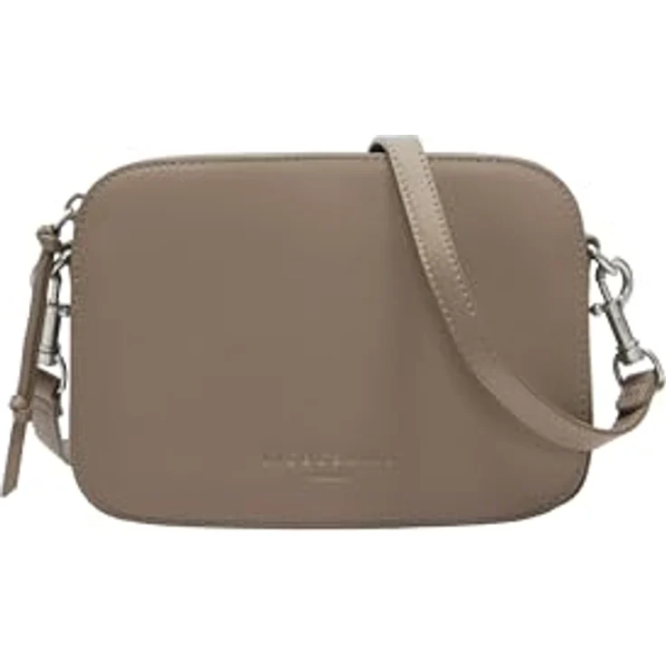 Liebeskind Luka Umhängetasche aus 100% Leder, 20 cm x 7 cm x 14 cm, grau – Bild 1