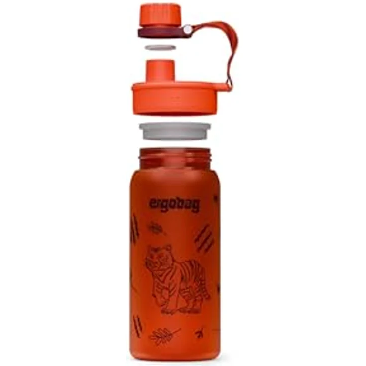 ergobag Trinkflasche, auslaufsicher und kohlensäuregeeignet, 0,5 Liter, BPA-frei – Bild 9