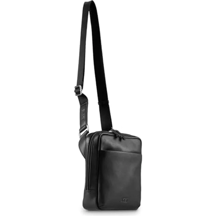 Jost Frankfurt Umhängetasche aus 100% Leder, 18 cm, schwarz – Bild 5