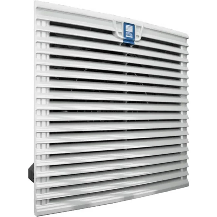 Rittal Belüftungsventilator Luftfilter Grau (RAL 7035) (B 255 mm x 255 mm)