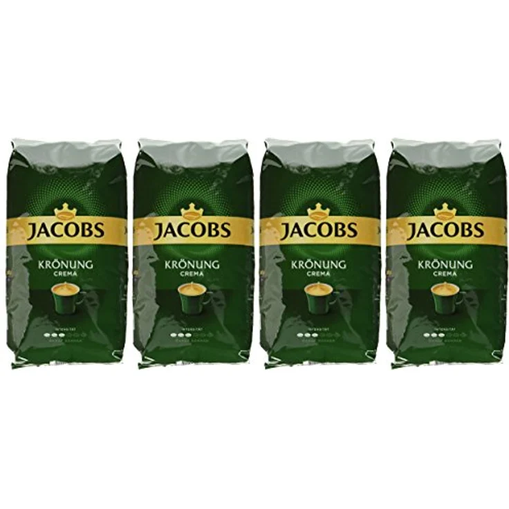 Jacobs Kaffeebohnen Krönung Crema, 4er Pack, 4 x 1 kg Bohnenkaffee – Bild 8