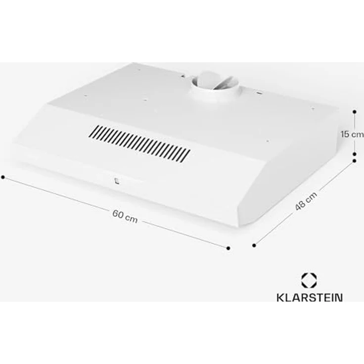 Klarstein Contempo Neo Unterbauhaube, Edelstahl/Acrylglasfront, 175 m³/h Abluftleistung, SenseControl Touch-Steuerung, LED-Beleuchtung – Bild 9