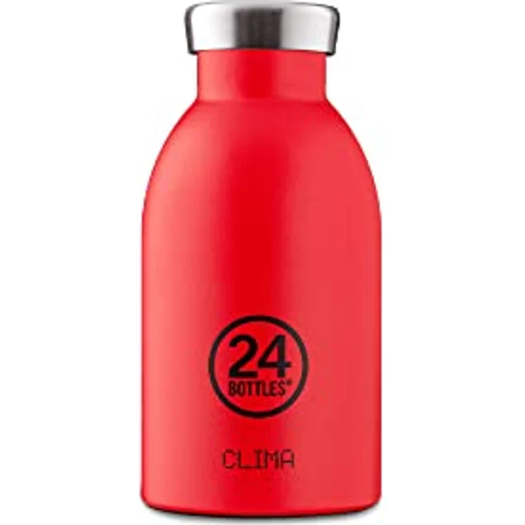 24Bottles Clima Flasche - 330ml/500ml/850ml Thermosflasche mit 100% Versiegeltem Deckel (12 Stunden Heiße Getränke 24 Stunden Kalt), Edelstahlflaschen – Bild 2