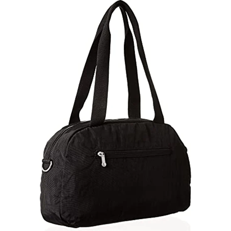 Kipling Basic Cool Defea, Schultertasche 33 cm mit 2 großen Außentaschen, Schwarz – Bild 4