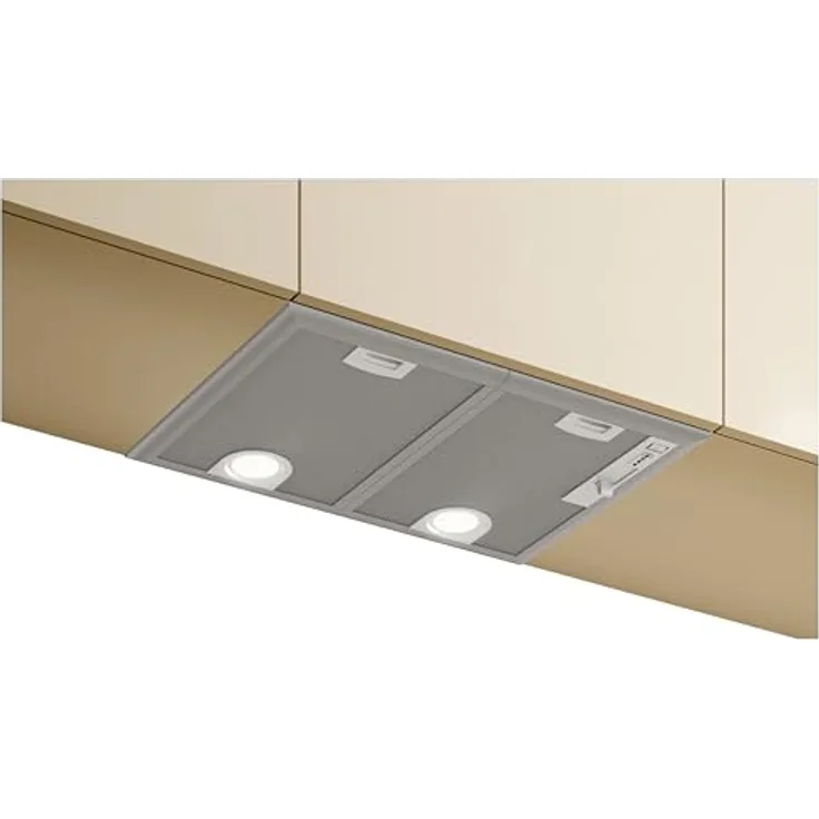 Neff D5655X2 N 30 Lüfterbaustein, 53 cm, silbermetallic, mit 3 Leistungsstufen und LED-Beleuchtung