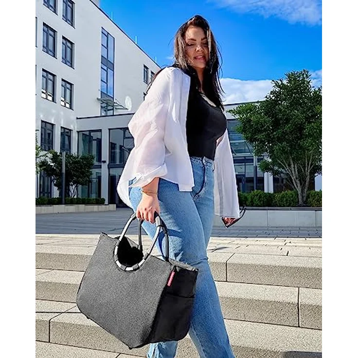 reisenthel loopshopper, Einkaufstasche L, schwarz – Bild 5