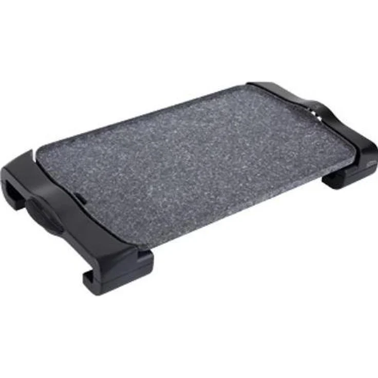 Jata JT950 Tischgrill, schwarz-grau, mit PFOA-freier Antihaftbeschichtung, einstellbarem Thermostat und 2.500 W Leistung