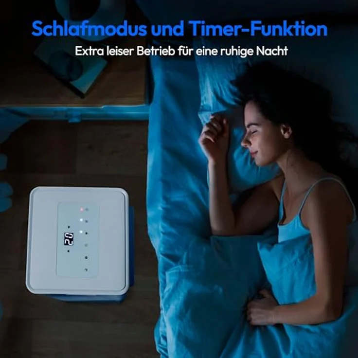 MEDION Mobile Klimaanlage mit Abluftschlauch E901 (9000 BTU, mobil, inkl. Fensterabdichtung, bis 32m², 3in1 Kühlen Entfeuchten Ventilieren, Schlafmodus, MD 37731) – Bild 6
