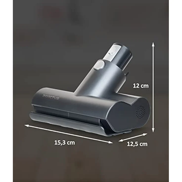 Genius Invictus X8 Motorisierte Mini Elektrobürste mit Leistungsstärke 6500 U/Min für Matratzen Teppich Sofa Kissen gegen Staub Haare Polle Milben, geeignet auch für X8 Pro – Bild 5