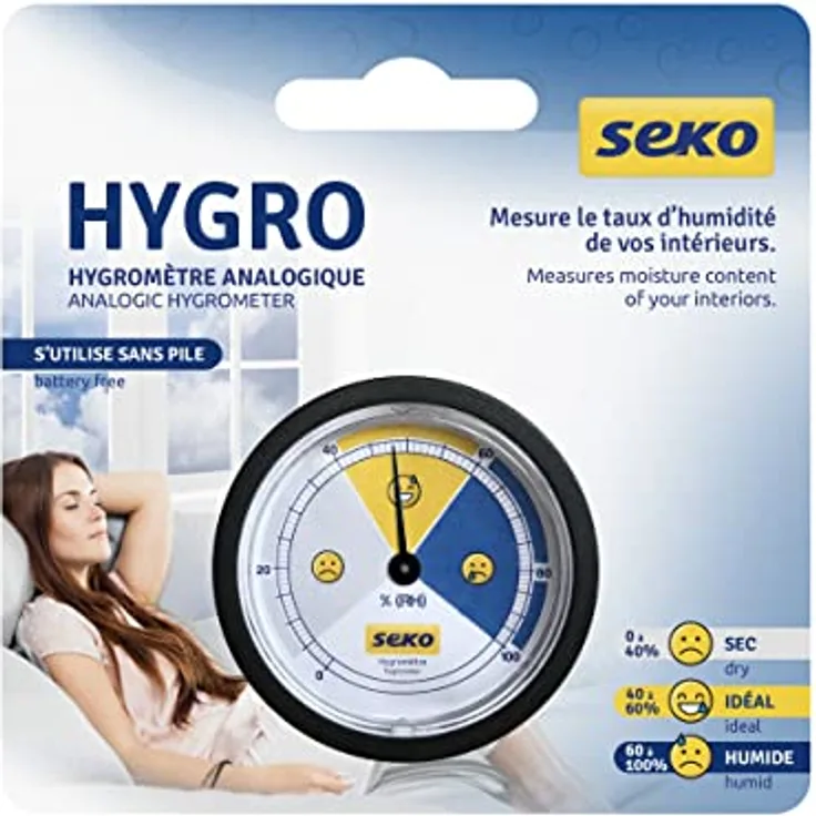 Seko Hygroseko Hygrometer, mechanisch für die Prüfung der Luftfeuchtigkeit von-teilig
