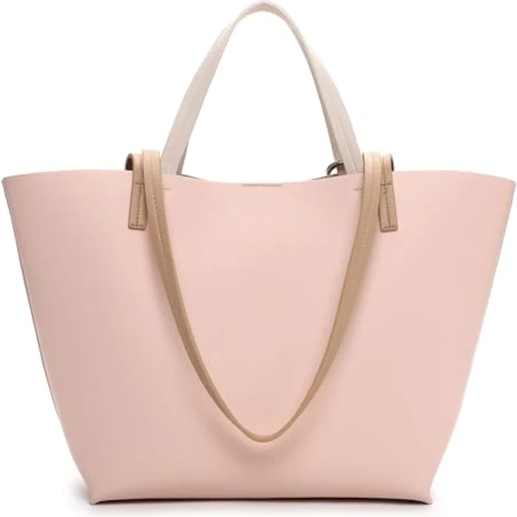 Tamaris Keshia Shopper Tasche, 48 cm, rosa, 100% Polyurethan – Bild 5