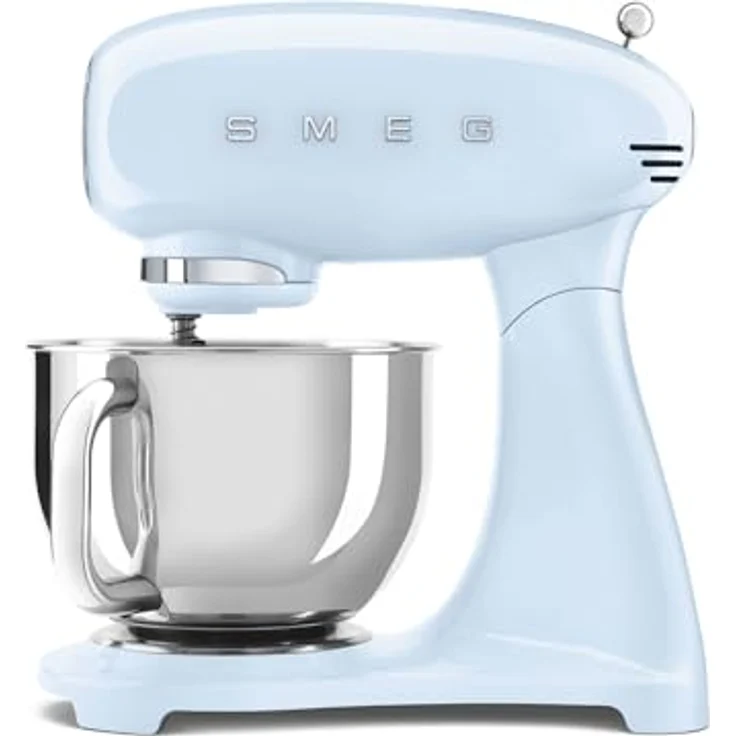 Smeg SMF03PBEU Küchenmaschine mit Direktantrieb, 800W, 4,8 L Edelstahlschüssel, pastellblau, Serie: SMF03 – Bild 2