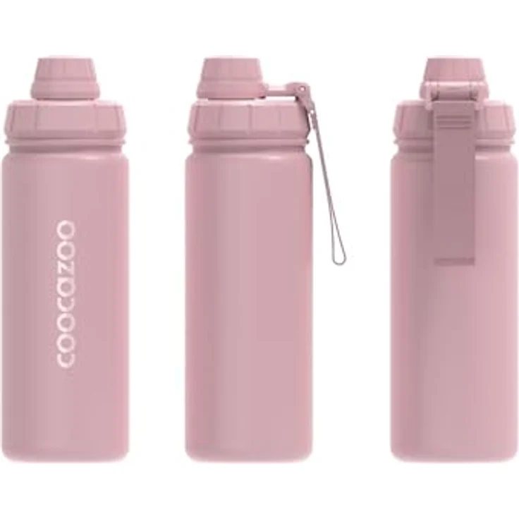 coocazoo Trinkflasche Kunststoff 0,75 l, BPA-frei, rosa – Bild 2