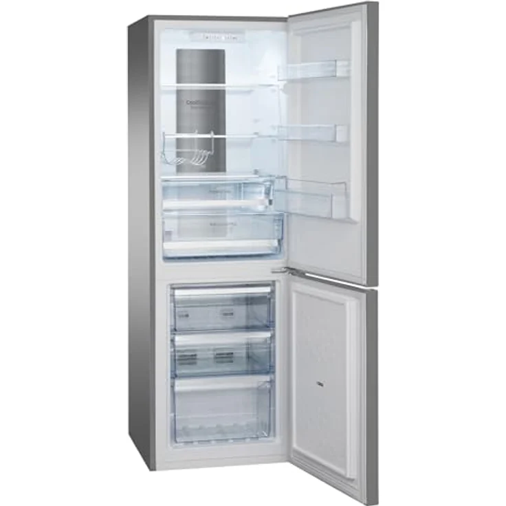 Amica Kühl-Gefrierkombination/NoFrost / 231L / Silber/EEK C/Tür-offen-Alarm/FreshZone: 0°- 3°C Schublade/elektronische Steuerung – Bild 4