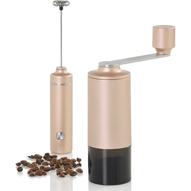 AdHoc MC13 Kaffeemühle Moro, manuelle Mühle mit CeraCutXL Keramikmahlwerk, stufenlos einstellbar, CAP-System, Aromaschutz, in dark grey – Bild 4