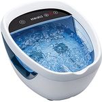 HoMedics Shiatsu Bliss Foot Spa - Beheiztes Fußsprudelbad Fußbad mit Fußmassagegerät zur Stimulierung der Durchblutung für Erholung und Entspannung der Füße mit Trockenmassage- & Heizfunktion bis 40°C