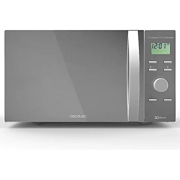Cecotec Mikrowelle mit Grill, ProClean, 30 Liter Garraum, Standgerät, Edelstahl, 3D-Wave-Technologie, silber – Bild 2
