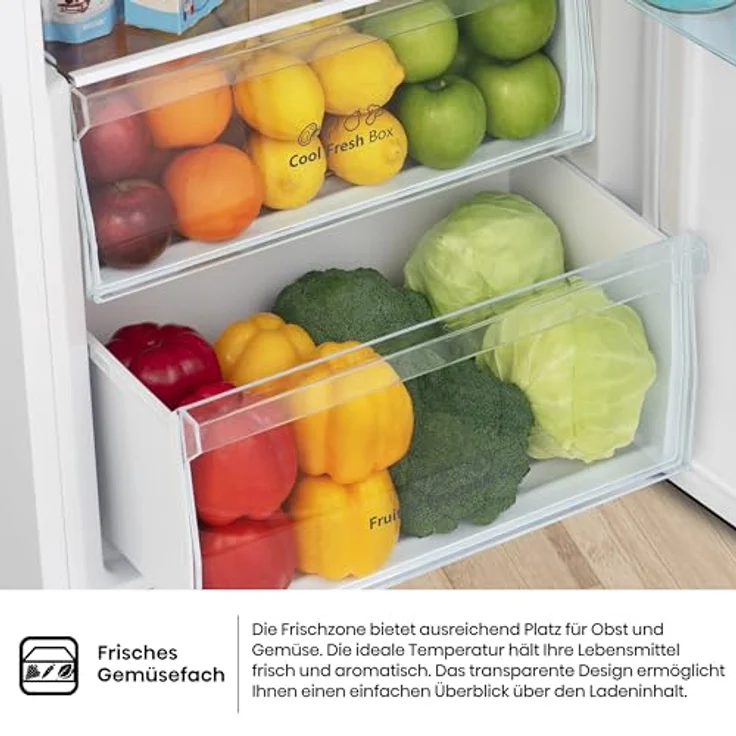 Hisense RL415N4AWC Kühlschrank ohne Gefrierfach, 292 l Kühlvolumen, CrispZone-Schublade, LED-Innenbeleuchtung – Bild 6