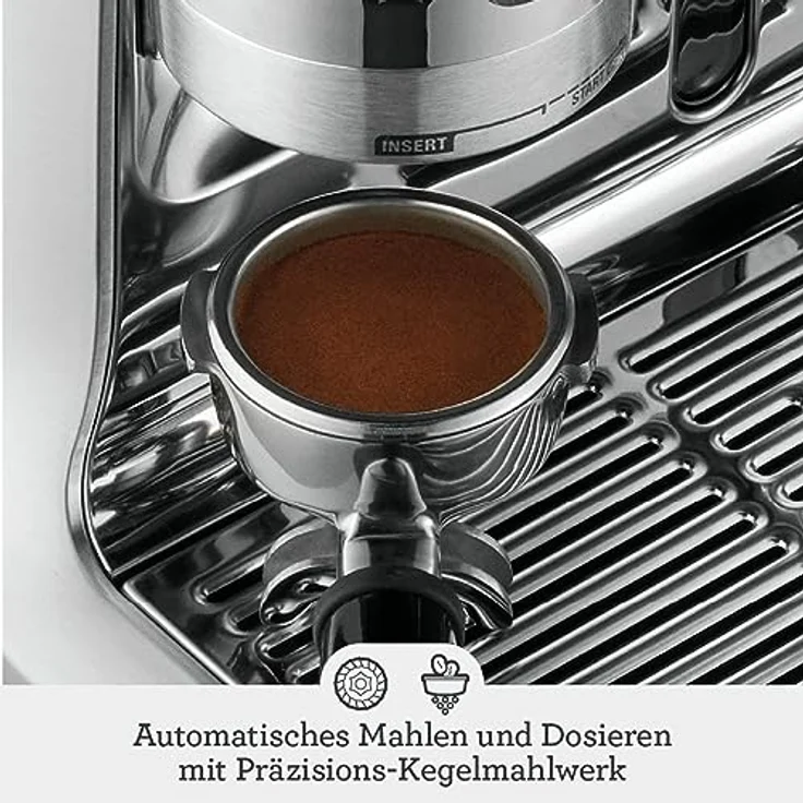 Sage SES878 The Barista Pro Espressomaschine mit integriertem Mahlwerk, schwarzer Edelstahl – Bild 3