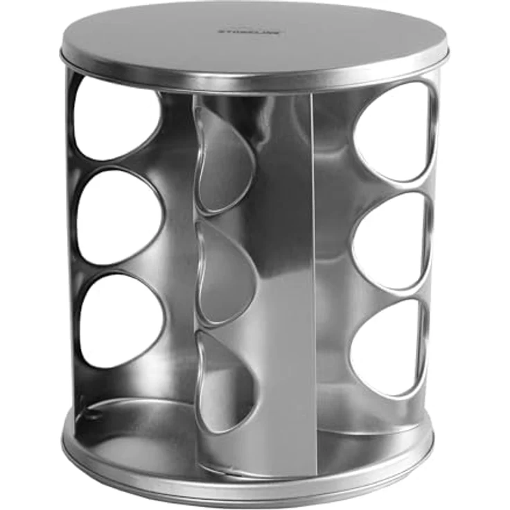 STONELINE Gewürzregal, Edelstahl mit 12 Glasflaschen – Bild 5