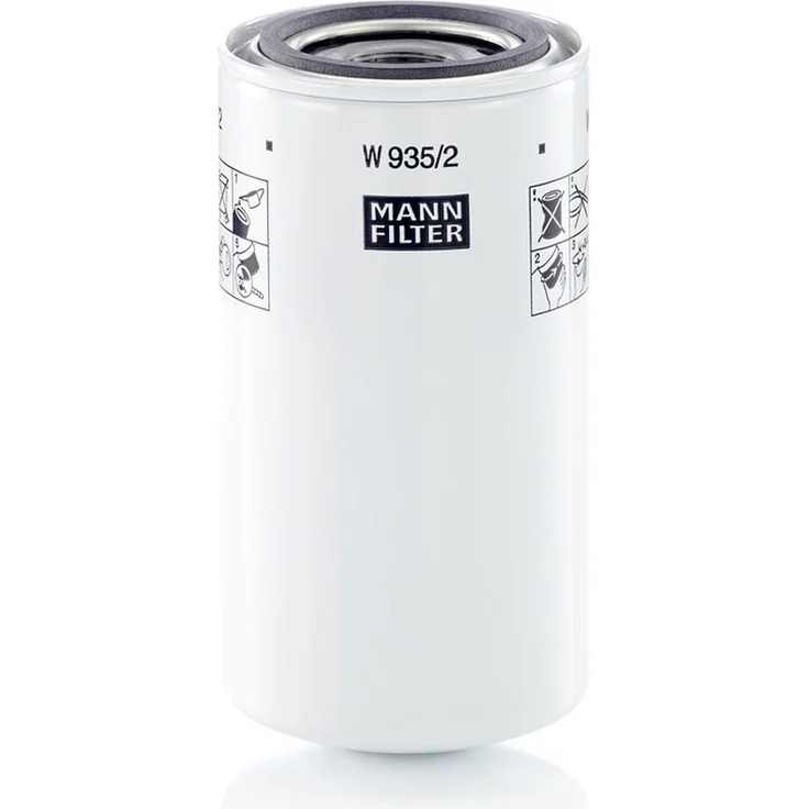Mann Filter W 935/2, Hydraulikbremsenfilter mit effektiver Filtration und hoher Langlebigkeit – Bild 1