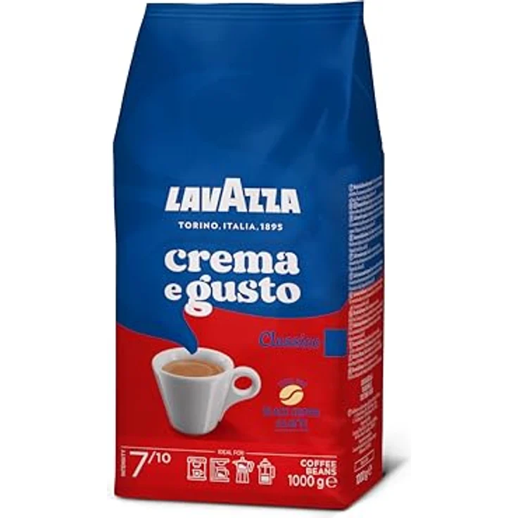 Lavazza Crema e Gusto Classico, Ganze Bohnen, Kaffeebohnen, Kaffee, Espresso, Bohnenkaffee, 1 kg – Bild 3