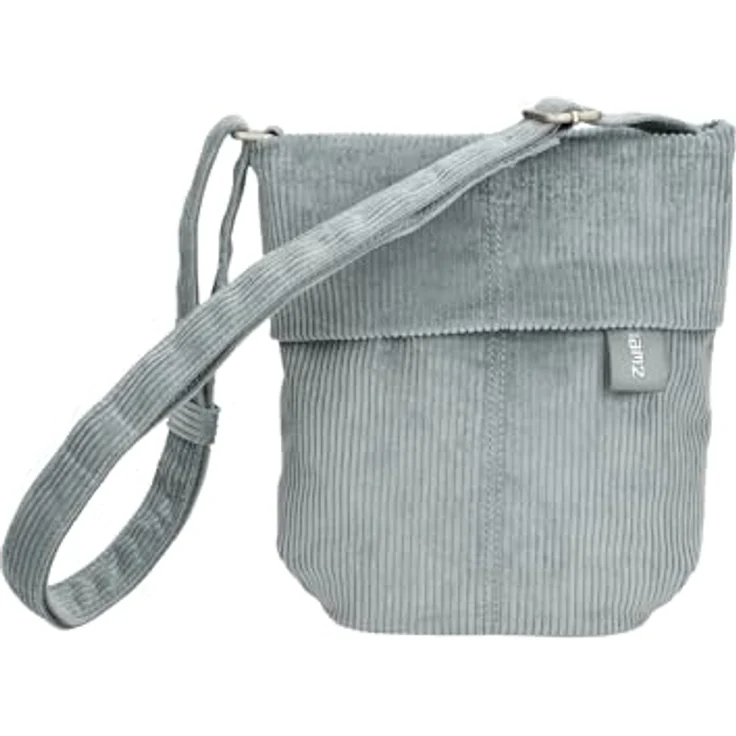 Zwei Mademoiselle.M Umhängetasche 22 cm, grau, aus 100% Polyurethan, kompakte Größe 22 cm x 6 cm x 21 cm – Bild 2